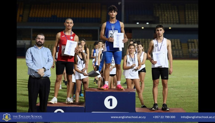 GSP Student-Athletes Shine at Pancyprian U-16 Athletics Competition